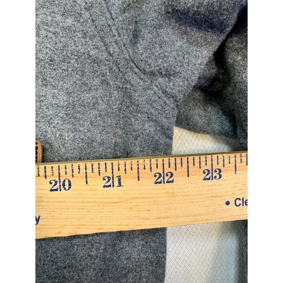 Legendary Whitetails Mens Buck Camp Flannel Shirt LG Gray Corduroy Collar Cuffs - Picture 7 of 11